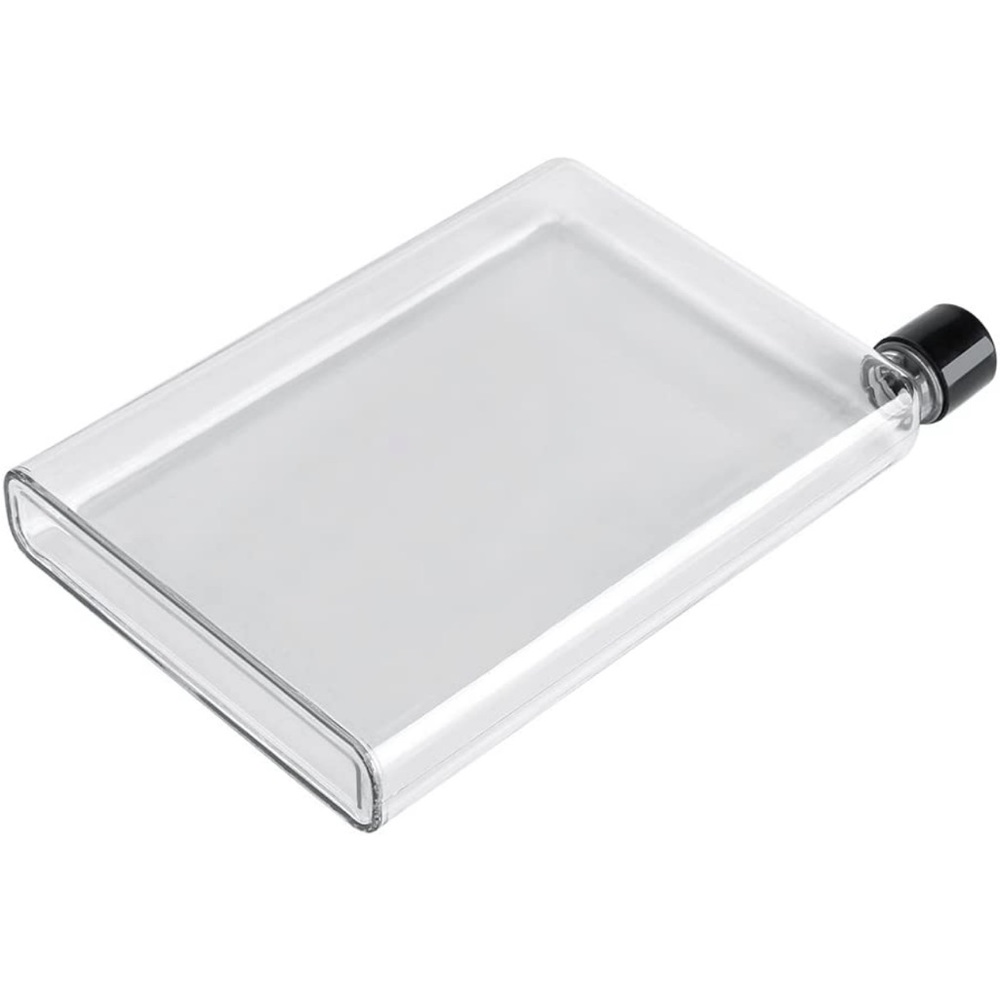 Flat Water Bottle, 750ml A5 Plastic